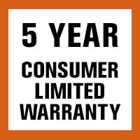 5 YEAR Consumer Limited Warranty